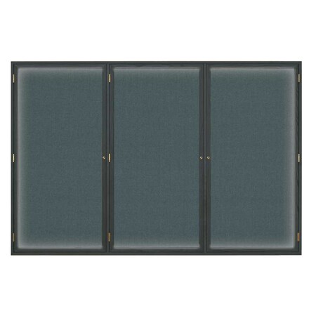 United Visual Products Open Faced Traditional Corkboard, 24x18" UV640A-GOLD-KEYLIME